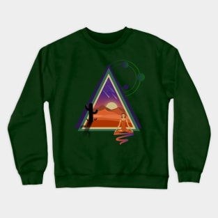 spiritual stargazing Crewneck Sweatshirt